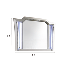 Kaitlyn LED & Champagne Finish Mirror W/Led