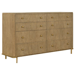 Stevie Sand Wash/Natural Cane 5-piece Bedroom Set