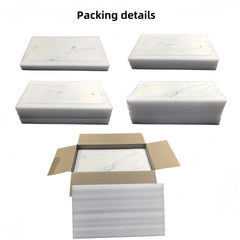 12x24 White marble, natural marble, for wall and floor, polished marble tile, natural stone, genuine marble, real marble, 1 box 4 pcs