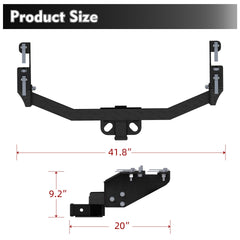 For 2014-2018 Chevrolet Silverado 1500 All Styles / GMC Sierra 1500 All Styles Rear tow bar