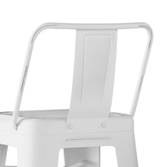 Rayne - 30" Metal Bar Stool (Set of 2) - Distressed White