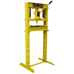 20 Ton Bottle Jack Shop Press, Bend, Straighten, or Press Parts, Install Bearings, U-Joints, Bushings, Ball Joints, and Pulleys,yellow