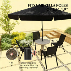 Outdoor Umbrella Base,,Elegant Design Umbrella Stand,Resin Outdoor Umbrella Stand Base