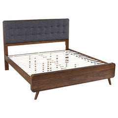 Carson Carrington Dark Walnut Eastern King Platform Bed