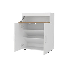 Pneumatic Lift-Up Compartment Shoe Rack