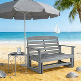 Patio Bench,Outdoor Glider Bench,Loveseat Patio Glider Bench