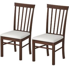 Modern Style Upholstered Kitchen Chairs,Wooden Dining Chairs Set of 2,with Rubber Wood Frame