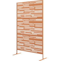 Freestanding Decorative Privacy Fence Screen,Space Divider,Metal Outdoor Privacy Screen, for Indoor and Outdoor