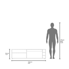 Mountainair Tv Stand, Living Room, White