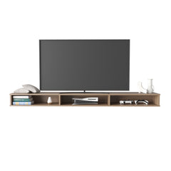 Manter Wall-Mounted Tv Stand, Living Room, Macadamia