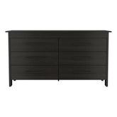 6 Drawer Double Dresser Wezz, Bedroom, Black