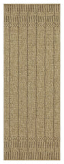Earth GC_NTL1009 Jute/Mocha 2 ft. 7 in. x 7 ft. 3 in. Indoor/Outdoor Area Rug