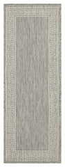 Sunshine GC_HAR2003 Silver 2 ft. 7 in. x 7 ft. 3 in. Indoor/Outdoor Area Rug