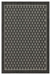 Sunshine GC_HAR2008 Anthracite 5 ft. 3 in. x 7 ft. 3 in. Indoor/Outdoor Area Rug