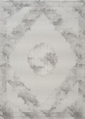 Geometrix GC_DIM1004 Gray 5 ft. 3 in. x 7 ft. 3 in. Area Rug