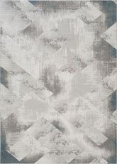 Geometrix GC_DIM1012 Gray 5 ft. 3 in. x 7 ft. 3 in. Area Rug