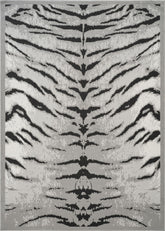 Hide GC_CHD1005 Gray 5 ft. 3 in. x 7 ft. Area Rug