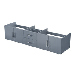 Dark Grey Double Bath Vanity 80 in. W x 22 in. D