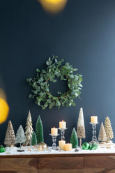 D23.6" Eucalyptus Wreath, Green
