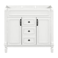 36'' Bathroom Vanity without Top Sink, Cabinet only, Modern Bathroom Storage Cabinet with 2 Soft Closing Doors and 2 Drawers