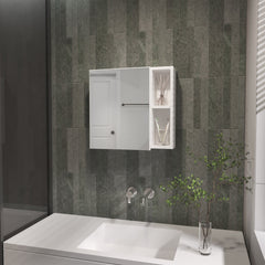 Myrick 2-Shelf Medicine Cabinet with Mirror White