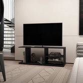Wenge TV Rack with Open Storage