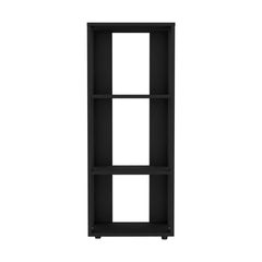 Wenge Bookcase in Melamine with Open Storage