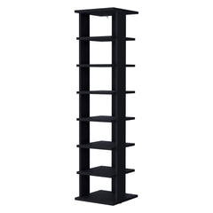 Wenge 7-Tier Tall Vertical Shoe Rack