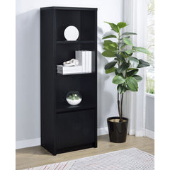 Sloat Black 3-shelf Media Tower Entertainment Pier