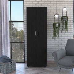 2-Shelf Rectangle Armoire Wenge