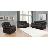 Brazelton Brown 3-piece Pillow Top Arms Living Room Set