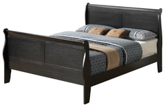 Elegant Traditional Full Bed In Sleek Black