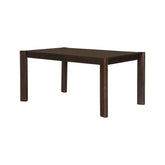 Expandable Farmhouse Modern Solid Wood Dining Table – Space-Saving Design in Walnut(59" to 73")
