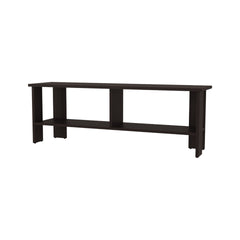 Cope TV Stand with Open Storage, TV Capacity 65", Stained Walnut