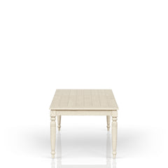 Table with Leaf - Whitewash