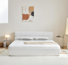All in One King Mattress & Bed Frame, 15 Inch King Size Mattresses in a Box with Cool Fabric, Pressure Relief Motion Isolation No Assembly Required for Living Room Apartment Bedroom Dormitory