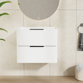 24 Inch White Bathroom Vanity without Sink