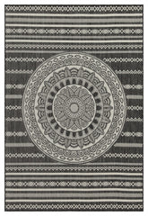 Sunshine GC_HAR2017 Anthracite 5 ft. 3 in. x 7 ft. 3 in. Indoor/Outdoor Area Rug
