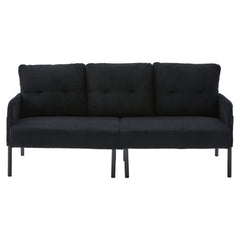 UNITED WE WIN Oversized Loveseat, Modern & Plush Double-seater Sofa, Corduroy Upholstered Couch, Cozy Bedroom Sofa with Metal Legs & Side Pockets, Ideal for Living Room, Bedroom, Dorm, Apartment