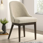 Blakely Beige Upholstered Dining Side Chair (2 of Set)