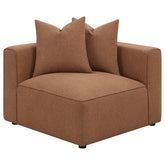 Colleen Terracotta Tight Back Corner with Pillows