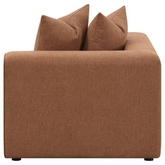 Colleen Terracotta Tight Back Corner with Pillows