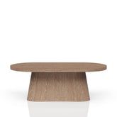 Oval Dining Table in Cocoa Finish
