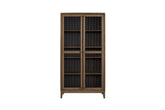 Latte and Peppercorn Display Cabinet