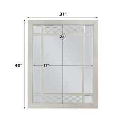 Varian Silver & Mirrored Finish Mirror