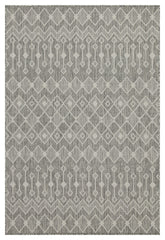 Sunshine GC_HAR2021 Silver 5 ft. 3 in. x 7 ft. 3 in. Indoor/Outdoor Area Rug