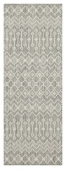 Sunshine GC_HAR2021 Silver 5 ft. 3 in. x 7 ft. 3 in. Indoor/Outdoor Area Rug