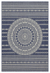Sunshine GC_HAR2016 Blue 5 ft. 3 in. x 7 ft. 3 in. Indoor/Outdoor Area Rug