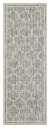 Sunshine GC_HAR2006 Silver 2 ft. 7 in. x 7 ft. 3 in. Indoor/Outdoor Area Rug