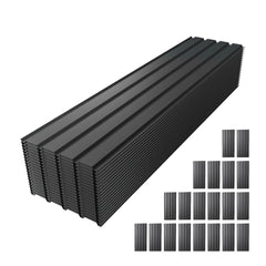 Metal Roof Panel Length 72.8IN Galvanized Roof Panels 20 PCS Waterproof Heavy Duty Metal Roof Panels for Outdoor House Storage Stables Patio Garages Sheds,Gray